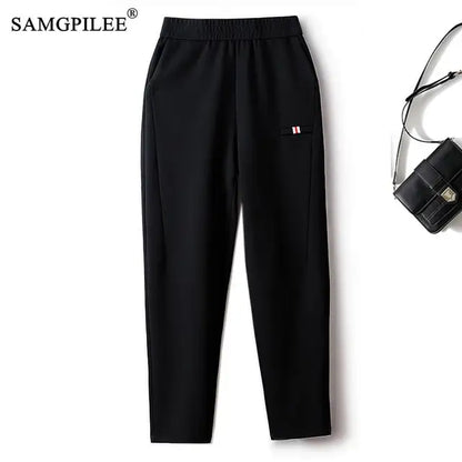 Elastic Knit Harlan Pants