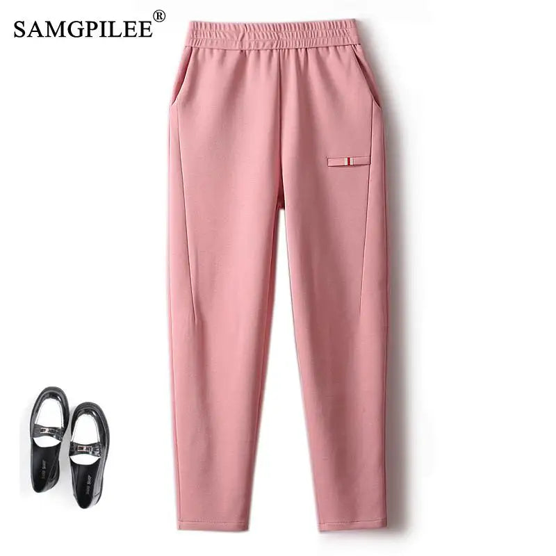 Elastic Knit Harlan Pants