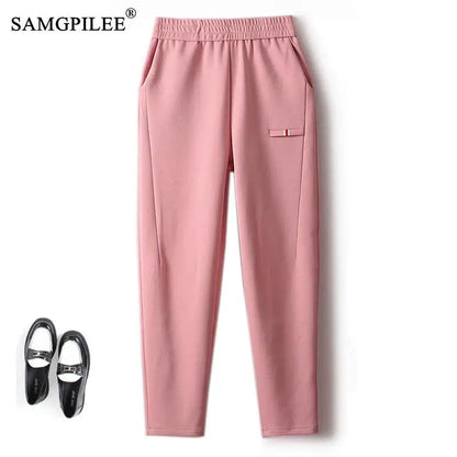 Elastic Knit Harlan Pants