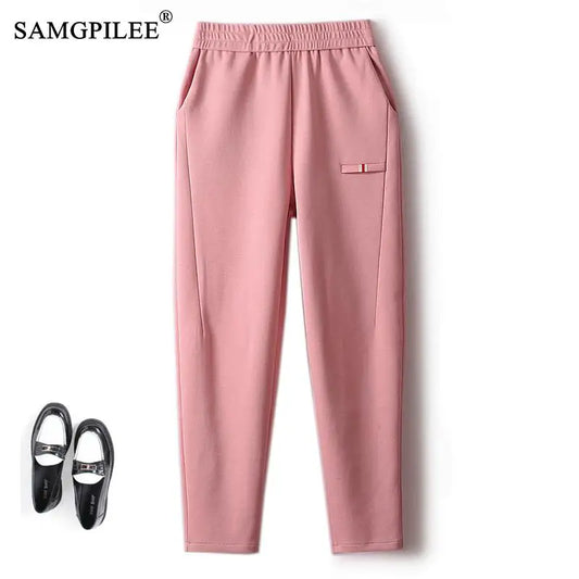 Elastic Knit Harlan Pants