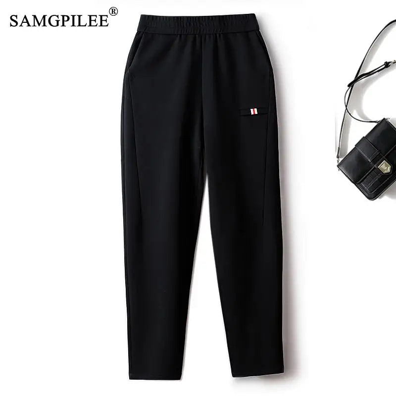 Elastic Knit Harlan Pants
