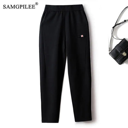Elastic Knit Harlan Pants