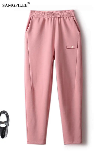 Elastic Knit Harlan Pants