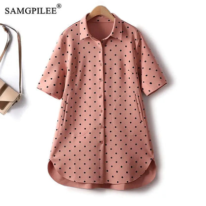 Polka Dot Pocket Air Shirt