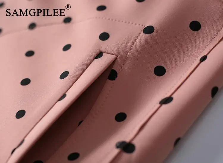 Polka Dot Pocket Air Shirt