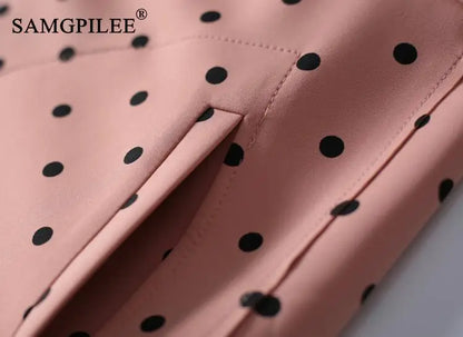 Polka Dot Pocket Air Shirt