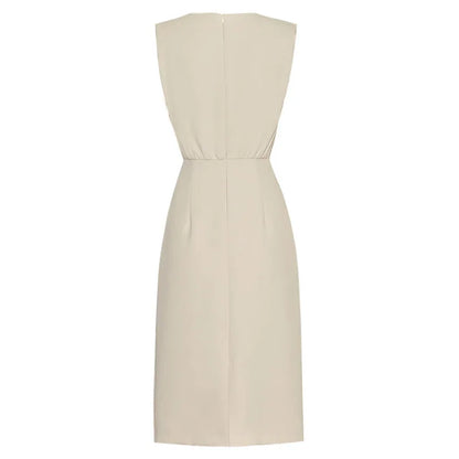 Embroidered Mesh Shift Dress