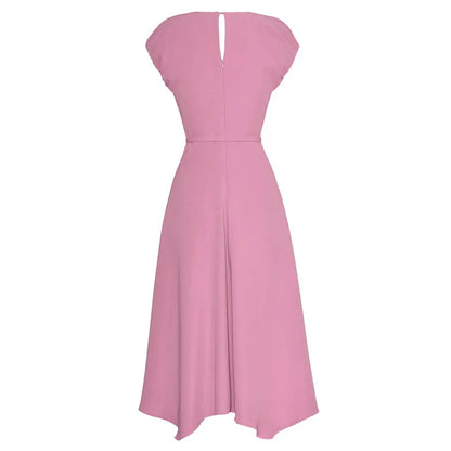 Abstract Print A-Line Dress