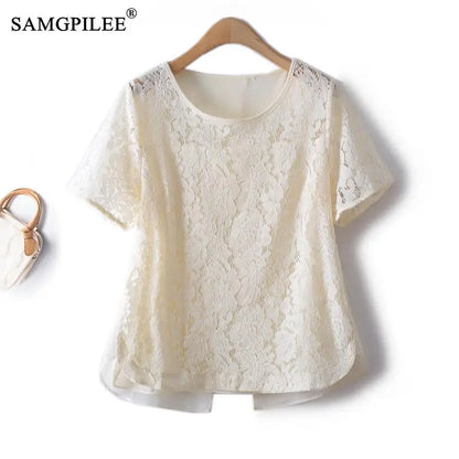 Vintage Lace Overlay Top