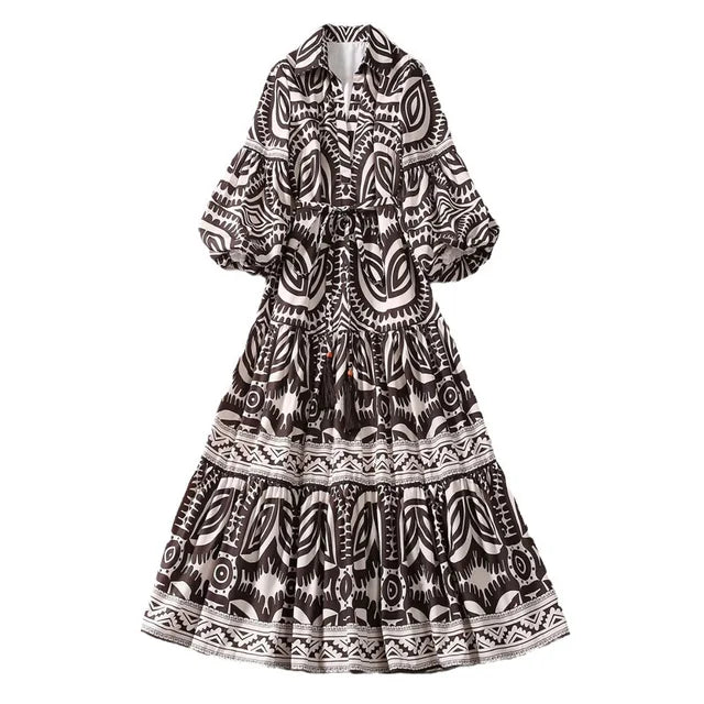 Embroidered Shift Dress
