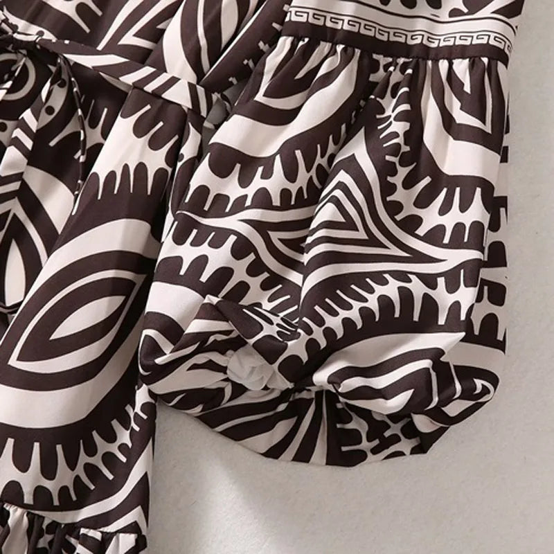 Embroidered Shift Dress