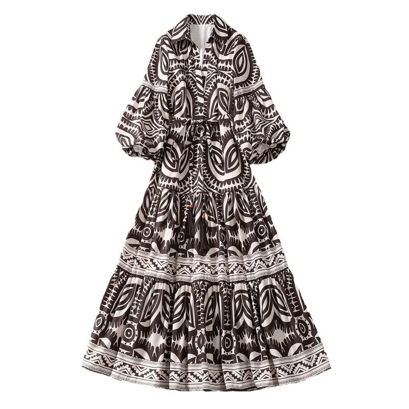 Embroidered Shift Dress