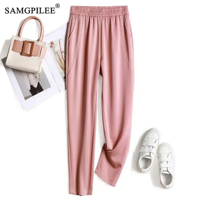 Candy Color Cropped Pants
