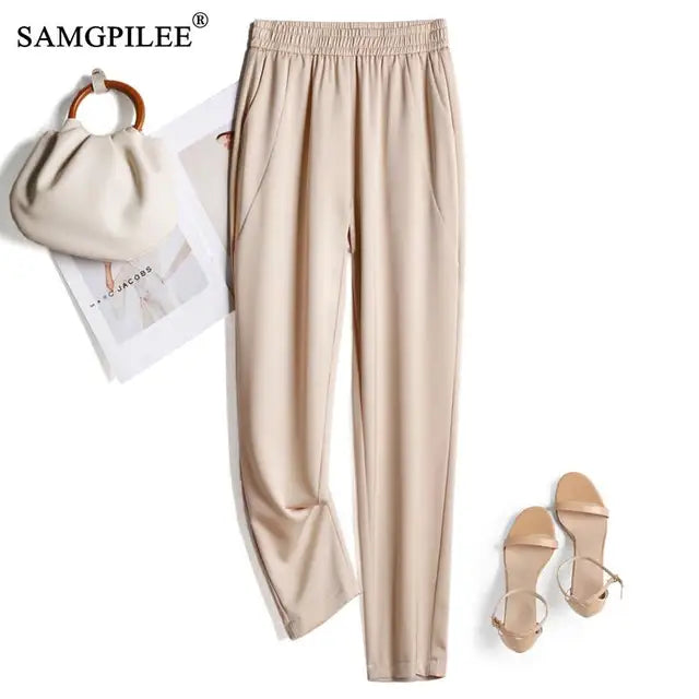 Candy Color Cropped Pants
