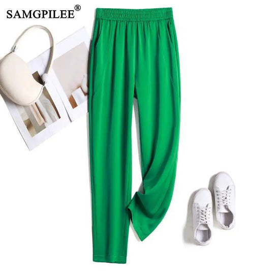 Candy Color Cropped Pants