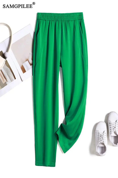 Candy Color Cropped Pants